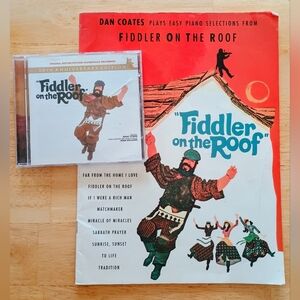 Bundle of Fiddler on the Roof: Easy Piano Selections Book & 30th Soundtrack CD